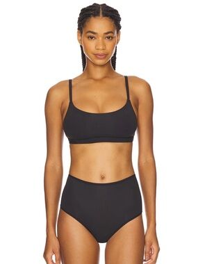 Skims Fits Everyone Scoop Bralette Small Onyx